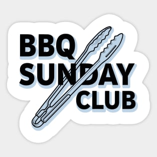 Sizzling BBQ Sunday Club Sticker